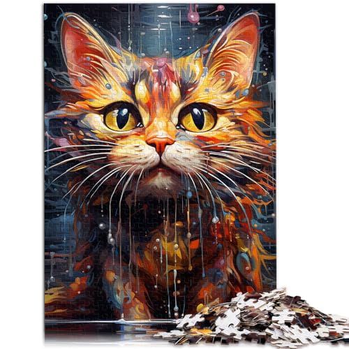 1000-teiliges Puzzle für Erwachsene, Tiere, Katzen, Lernspielzeug, Wanddekoration, einzigartige Geburtstags, 50 x 75 cm 1000-teiliges Puzzle für Erwachsene, Tiere, Katzen, Lernspielzeug, Wanddekoration, einzigartige Geburtstags, 50 x 75 cm von SYUNFEI