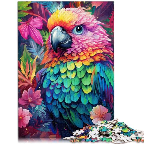 Puzzle für Erwachsene, 1000 Teile, Tiere, Vögel, Papageien, Puzzle-Kunstwerk, Stressabbau, Urlaub zu Hause, Zeitvertreib,38x52cm, für Teenager ab 14 Jahren von SYUNFEI