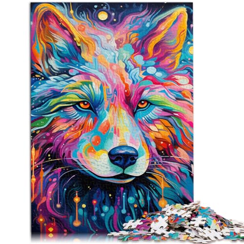 1000-teiliges Puzzle für Erwachsene, Tier-Wolf-Quizspiel, jedes Teil ist einzigartig – anspruchsvolles Familienspiel, 50 x 75 cm, für 14-Jährige 1000-teiliges Puzzle für Erwachsene, Tier-Wolf-Quizspiel, jedes Teil ist einzigartig – anspruchsvolles Familienspiel, 50 x 75 cm, für 14-Jährige von SYUNFEI
