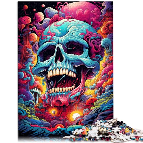 Puzzle für Erwachsene mit 1000 Teilen, Totenkopf-Puzzle, Denksportaufgabe für die ganze Familie, Stressabbau, schwieriges Herausforderungspuzzle, 26x38cm, für 14-Jährige von SYUNFEI