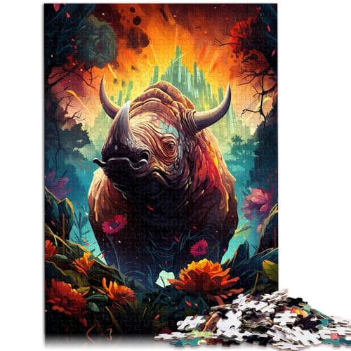 Puzzle für Erwachsene, 2000 Teile, Triceratops, farbenfrohes Denkspiel, Stressabbau, Urlaub zu Hause, Zeitvertreib, 60 x 100 cm, für 14-Jährige Puzzle für Erwachsene, 2000 Teile, Triceratops, farbenfrohes Denkspiel, Stressabbau, Urlaub zu Hause, Zeitvertreib, 60 x 100 cm, für 14-Jährige von SYUNFEI