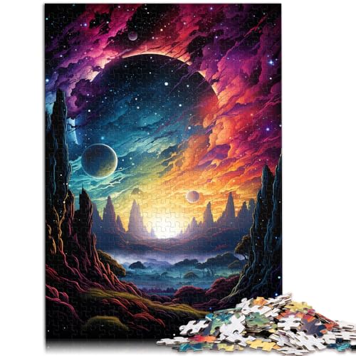 Puzzle für Erwachsene, 1000 Teile, Universum, Spiele, Spielzeug, Geschenk, Herausforderung für die Gehirnintelligenz, süchtig machendes Spielzeug, 50 x 75 cm, von SYUNFEI