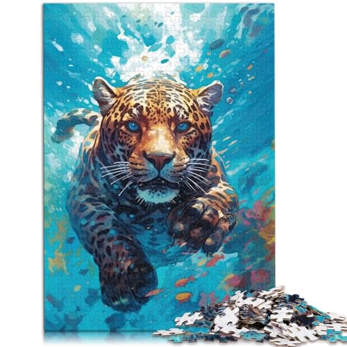 Puzzle für Erwachsene mit 1000 Teilen, Unterwasser-Leopard, Denkspiel, Lernspiel für Geburtstag, Weihnachten, 50 x 75 cm, für Teenager ab 14 Jahren Puzzle für Erwachsene mit 1000 Teilen, Unterwasser-Leopard, Denkspiel, Lernspiel für Geburtstag, Weihnachten, 50 x 75 cm, für Teenager ab 14 Jahren von SYUNFEI