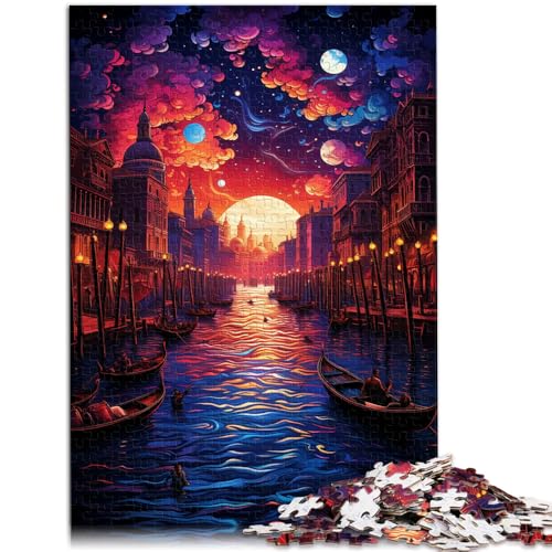 Puzzle für Erwachsene, 1000 Teile, Venedig, Italien, anspruchsvolles Spiel, Wanddekoration, einzigartige Geburtstags, 14,96 x 20,47 Zoll von SYUNFEI