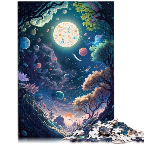 Puzzle für Erwachsene mit 2000 Teilen, verrückte Weltraumlandschaft, Denksportaufgabe als Geburtstagsgeschenk, Geschenk, Wandkunst, 70 x 100 cm, von SYUNFEI