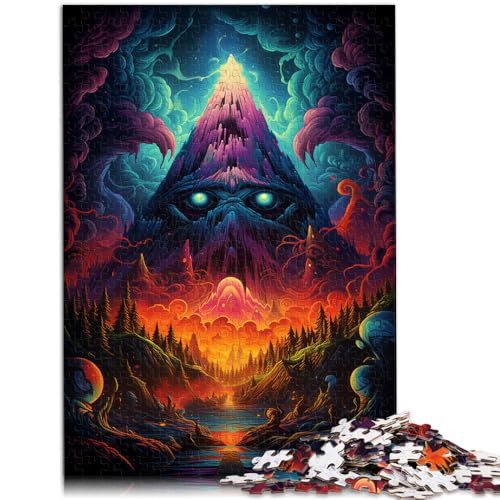 Puzzle 1000 Teile für Erwachsene Vulkan-Spielzeug zum Stressabbau Helfen Sie dem Gehirn, süchtig machendes Spielzeug zu trainieren und Geduld zu fördern 19,7 Zoll x 29,5 Zoll von SYUNFEI