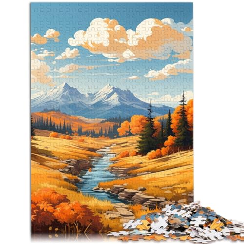 Puzzle für Erwachsene mit 1000 Teilen, Waldbach, Denkspiel, ganze Familie, 50 x 75 cm, für Teenager ab 14 Jahren Puzzle für Erwachsene mit 1000 Teilen, Waldbach, Denkspiel, ganze Familie, 50 x 75 cm, für Teenager ab 14 Jahren von SYUNFEI