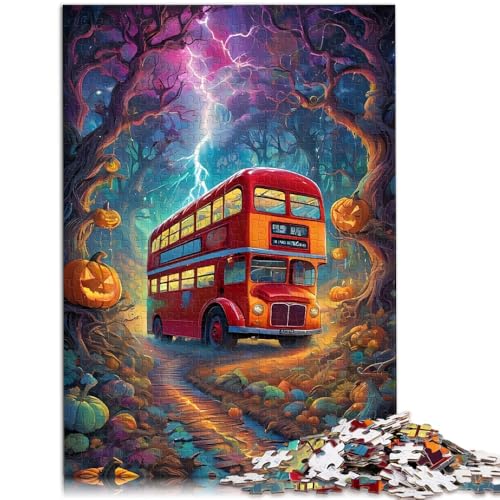 Puzzle für Erwachsene, 2000 Teile, Waldbus, Quizspiel, jedes Teil ist einzigartig – anspruchsvolles Familienspiel, 70 x 100 cm, für 14-Jährige von SYUNFEI