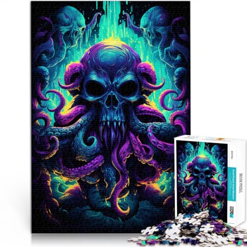 Puzzle Erwachsene, 2000 Teile, Weltraumkraken-Quizspiel, Herausforderung die Gehirnintelligenz, süchtig machendes Spielzeug, 27,56 x 39,37 Zoll, Jugendliche ab 14 Jahren von SYUNFEI