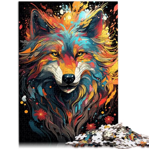 Puzzle für Erwachsene, 1000 Teile, Wölfe, Denkspiel, Spaß für zu Hause, Aktivitäten, Geburtstagsgeschenk, Reisegeschenk, 19,7 x 29,5 Zoll Puzzle für Erwachsene, 1000 Teile, Wölfe, Denkspiel, Spaß für zu Hause, Aktivitäten, Geburtstagsgeschenk, Reisegeschenk, 19,7 x 29,5 Zoll von SYUNFEI