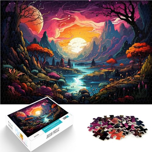 Puzzle für Erwachsene, 1000 Teile, Dschungel, anspruchsvolles Spiel, Herausforderung für die Gehirnintelligenz, süchtig machendes Spielzeug, 50 x 75 cm, von SYUNFEI