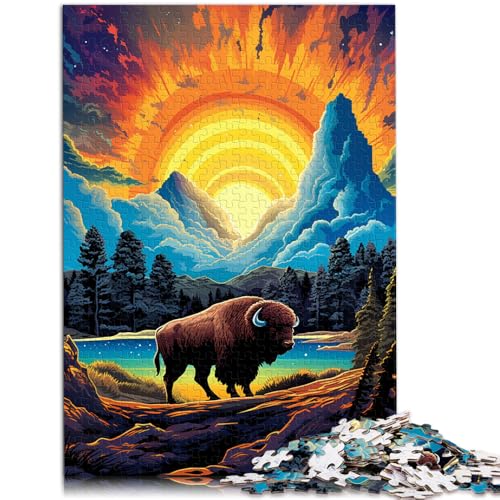 2000-teiliges Puzzle für Erwachsene, Yellowstone-Nationalpark, Quizspiel, Stressabbau, Urlaub zu Hause, Zeit totschlagen, 70 x 100 cm, für 14-Jährige von SYUNFEI