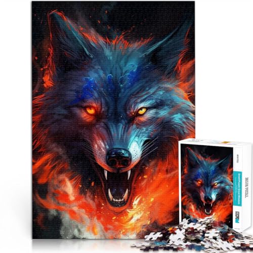 Puzzle für Erwachsene 1000 Teile Feuerwolf Lernspiele Heimdekorationspuzzle Weihnachtspuzzlegeschenke 10,27 Zoll x 14,96 Zoll Puzzle für Erwachsene 1000 Teile Feuerwolf Lernspiele Heimdekorationspuzzle Weihnachtspuzzlegeschenke 10,27 Zoll x 14,96 Zoll von SYUNFEI
