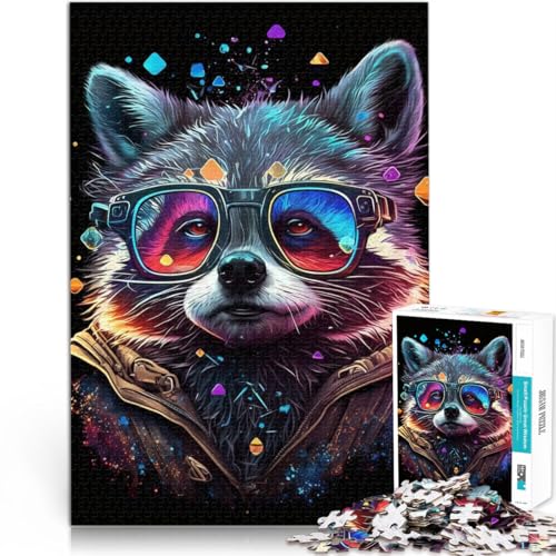 Puzzle für Erwachsene, 1000 Teile, Fantasiefarben, Basketball, Feuer, Puzzle für Lernspiele, Herausforderungsspielzeug, 10,27 x 14,96 Zoll, Kunstwerk von SYUNFEI
