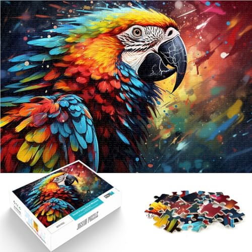 Puzzle für Erwachsene, 1000 Teile, Papagei, Denksportaufgabe, 26 x 38cm, Lernspiel für Geburtstag, Weihnachten Puzzle für Erwachsene, 1000 Teile, Papagei, Denksportaufgabe, 26 x 38cm, Lernspiel für Geburtstag, Weihnachten von SYUNFEI