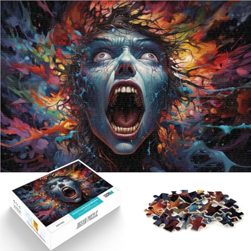 1000-teiliges Puzzle für Erwachsene, Zombies-Denkspiel, ganze Familie, 26x38cm, für Teenager ab 14 Jahren von SYUNFEI