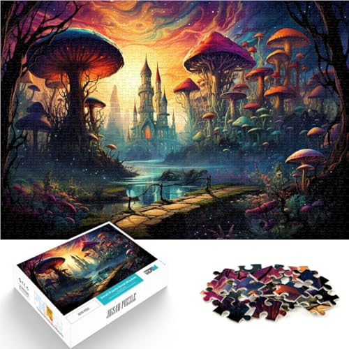 Puzzle für Erwachsene, 1000 Teile, Pilzwelt, Lernspielzeug, tolles, 26x38cm, für Teenager ab 14 Jahren von SYUNFEI