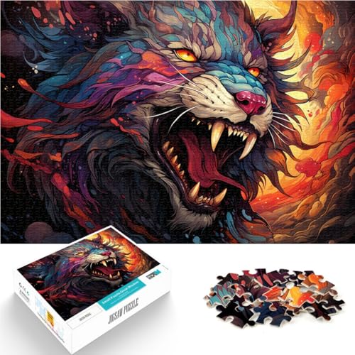 Puzzle für Erwachsene, 1000 Teile, von Fire Predator, Lernspiele, Heimdekorationspuzzle, EIN Kunstwerk, 10,27 Zoll x 14,96 Zoll, für 14-Jährige Puzzle für Erwachsene, 1000 Teile, von Fire Predator, Lernspiele, Heimdekorationspuzzle, EIN Kunstwerk, 10,27 Zoll x 14,96 Zoll, für 14-Jährige von SYUNFEI