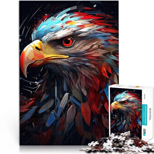Puzzle für Erwachsene, 2000 Teile, Adlerkopf, anspruchsvolles Spiel, Spielzeug, Lernspiel für Geburtstag, Weihnachten, 27,56 x 39,37 Zoll von SYUNFEI