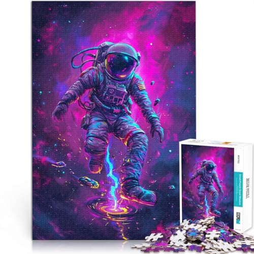 1000-teiliges Puzzle für Erwachsene, Astronauten-Lernpuzzle, 50x75 cm, Teenager ab 14 Jahren von SYUNFEI