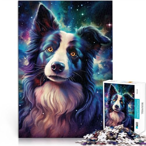 1000-teiliges Puzzle für Erwachsene, Border Collie-Quizspiel, 19,7 x 29,5 Zoll, ganze Familie 1000-teiliges Puzzle für Erwachsene, Border Collie-Quizspiel, 19,7 x 29,5 Zoll, ganze Familie von SYUNFEI