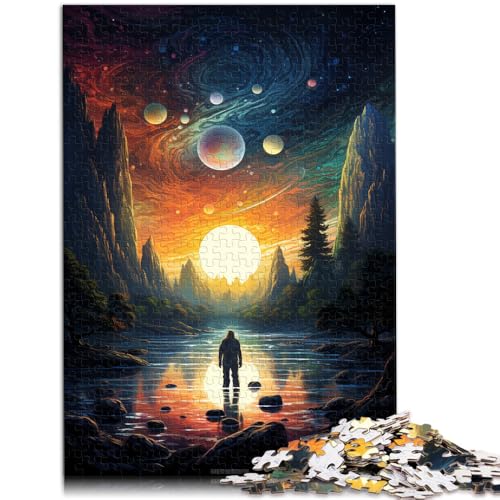 Puzzle für Erwachsene, 1000 Teile, „Die Welt allein betrachten“, Quizspiel, 26 x 38cm, Geburtstagsgeschenk, Geschenke, Wandkunst Puzzle für Erwachsene, 1000 Teile, „Die Welt allein betrachten“, Quizspiel, 26 x 38cm, Geburtstagsgeschenk, Geschenke, Wandkunst von SYUNFEI
