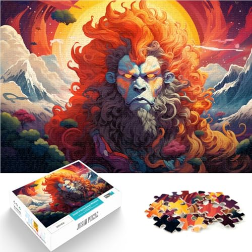 Puzzle für Erwachsene, 1000 Teile, AFFE, das Puzzle, 19,7 x 29,5 Zoll, Teenager ab 14 Jahren von SYUNFEI