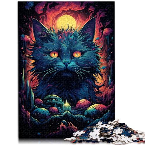Puzzle für Erwachsene, 1000 Teile, Abenteuer der kosmischen Katze, Puzzle für Lernspiele, Herausforderungsspielzeug, 19,7 x 29,5 Zoll, Lernspiel für Geburtstag, Weihnachten Puzzle für Erwachsene, 1000 Teile, Abenteuer der kosmischen Katze, Puzzle für Lernspiele, Herausforderungsspielzeug, 19,7 x 29,5 Zoll, Lernspiel für Geburtstag, Weihnachten von SYUNFEI