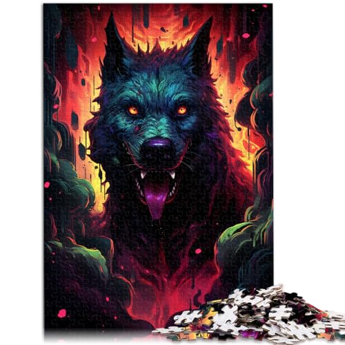 Puzzle für Erwachsene, 1000 Teile, Future Dog, Lernspielzeug mit vollständig ineinander greifenden, zufällig geformten Teilen, 10,27 Zoll x 14,96 Zoll Puzzle für Erwachsene, 1000 Teile, Future Dog, Lernspielzeug mit vollständig ineinander greifenden, zufällig geformten Teilen, 10,27 Zoll x 14,96 Zoll von SYUNFEI