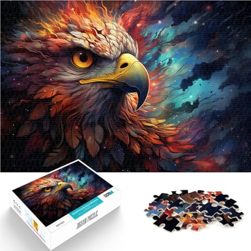 Puzzle für Erwachsene mit 1000 Teilen, Adler, Weltraum, Spielzeug, Denkspiel, herausfordernd, Aber unterhaltsam und humorvoll, 26x38cm Puzzle für Erwachsene mit 1000 Teilen, Adler, Weltraum, Spielzeug, Denkspiel, herausfordernd, Aber unterhaltsam und humorvoll, 26x38cm von SYUNFEI