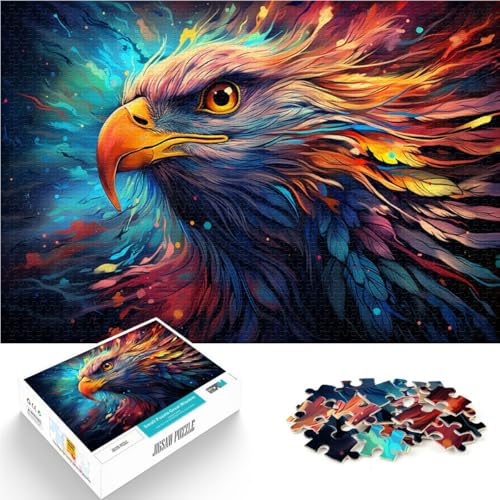 Puzzle für Erwachsene, 1000 Teile, Adlermalerei, Quizspiel, 19,7 x 29,5 Zoll, Geschenkideen für Teenager ab 14 Jahren von SYUNFEI
