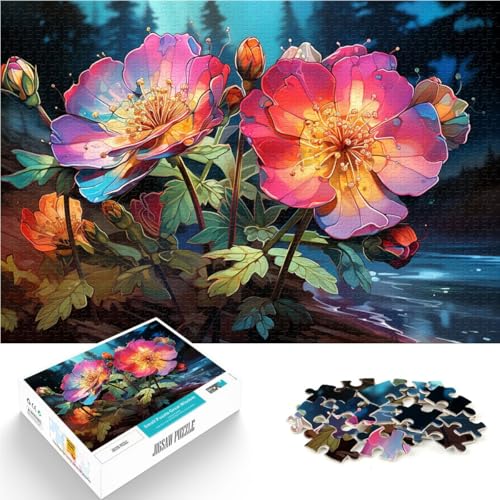 Puzzle für Erwachsene, 1000 Teile, Alpenfingerkraut, Spielzeug, Lernspiele, Stressabbau, 19,7 x 29,5 Zoll, Stressabbau, schwierige Herausforderung Puzzle für Erwachsene, 1000 Teile, Alpenfingerkraut, Spielzeug, Lernspiele, Stressabbau, 19,7 x 29,5 Zoll, Stressabbau, schwierige Herausforderung von SYUNFEI