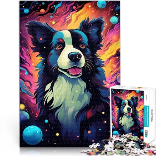 Puzzle für Erwachsene, 1000 Teile, Art Border Collie, das Puzzle, 10,27 x 14,96 Zoll, anspruchsvolles Puzzlespiel und Familienspiel Puzzle für Erwachsene, 1000 Teile, Art Border Collie, das Puzzle, 10,27 x 14,96 Zoll, anspruchsvolles Puzzlespiel und Familienspiel von SYUNFEI
