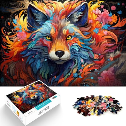 Puzzle für Erwachsene, 1000 Teile, Art Fox, Denksport-Puzzle, 14,96 Zoll x 20,47 Zoll, Familienspiel, Stressabbau, schwieriges Herausforderungspuzzle Puzzle für Erwachsene, 1000 Teile, Art Fox, Denksport-Puzzle, 14,96 Zoll x 20,47 Zoll, Familienspiel, Stressabbau, schwieriges Herausforderungspuzzle von SYUNFEI
