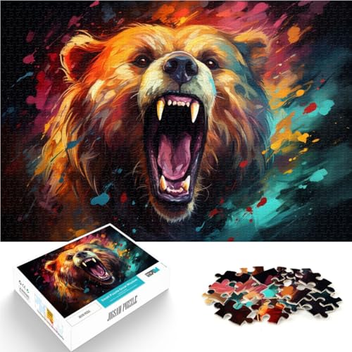 Puzzle 1000 Teile für Erwachsene, Bären-Spielzeug. Helfen Sie dem Gehirn, süchtig machendes Spielzeug zu trainieren und Geduld zu fördern. 19,7 Zoll x 29,5 Zoll Puzzle 1000 Teile für Erwachsene, Bären-Spielzeug. Helfen Sie dem Gehirn, süchtig machendes Spielzeug zu trainieren und Geduld zu fördern. 19,7 Zoll x 29,5 Zoll von SYUNFEI