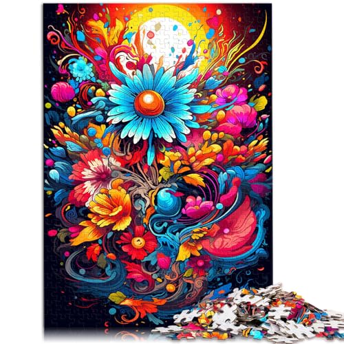 Puzzle für Erwachsene, 1000 Teile, Blumenkunst, Quizspiel, 38x52 cm, Wichtelgeschenke für Teenager ab 14 Jahren von SYUNFEI