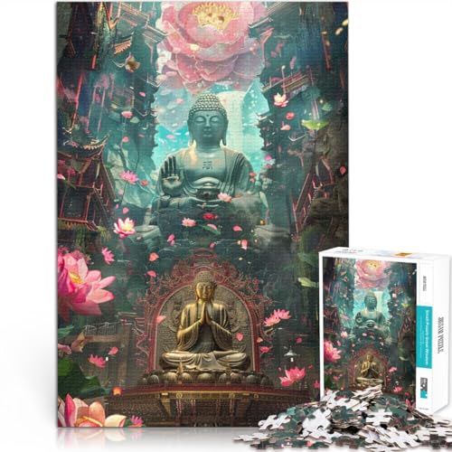 Puzzle für Erwachsene, 1000 Teile, Buddha-Statue, Quizspiel, Wanddekoration, einzigartige Geburtstags, 38x52cm, für Teenager ab 14 Jahren Puzzle für Erwachsene, 1000 Teile, Buddha-Statue, Quizspiel, Wanddekoration, einzigartige Geburtstags, 38x52cm, für Teenager ab 14 Jahren von SYUNFEI