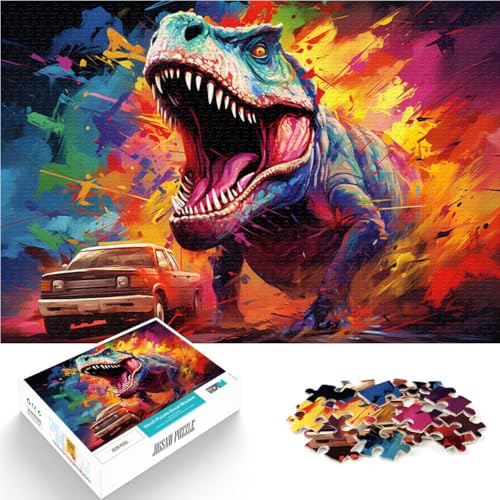 Puzzle für Erwachsene, 1000 Teile, Dinosaurier-Denkspiel, 14,96 x 20,47 Zoll, tolles Geschenk für Spiele, geeignet für Teenager ab 14 Jahren Puzzle für Erwachsene, 1000 Teile, Dinosaurier-Denkspiel, 14,96 x 20,47 Zoll, tolles Geschenk für Spiele, geeignet für Teenager ab 14 Jahren von SYUNFEI