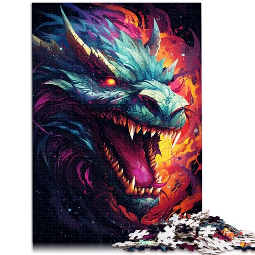Puzzle für Erwachsene mit 1000 Teilen, Drachen, farbige Wolken, Denkspiel, Weihnachtswunschliste mit Weihnachtsmann,50x75cm, für Teenager ab 14 Jahren Puzzle für Erwachsene mit 1000 Teilen, Drachen, farbige Wolken, Denkspiel, Weihnachtswunschliste mit Weihnachtsmann,50x75cm, für Teenager ab 14 Jahren von SYUNFEI