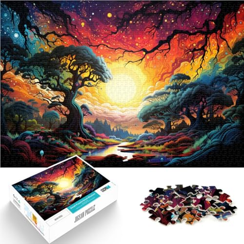 Puzzle für Erwachsene, 1000 Teile, Dschungel, Denkspiel, Spaß für zu Hause, Aktivitäten, Geburtstagsgeschenk, Reisegeschenk, 10,27 x 14,96 Zoll Puzzle für Erwachsene, 1000 Teile, Dschungel, Denkspiel, Spaß für zu Hause, Aktivitäten, Geburtstagsgeschenk, Reisegeschenk, 10,27 x 14,96 Zoll von SYUNFEI