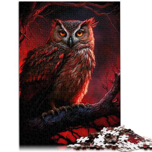 Puzzle für Erwachsene, 1000 Teile, Eulentier, DIY-Puzzle, Spielzeug, Spaß für zu Hause, Aktivitäten, Geburtstagsgeschenk, Reisegeschenke, 14,96 x 20,47 Zoll Puzzle für Erwachsene, 1000 Teile, Eulentier, DIY-Puzzle, Spielzeug, Spaß für zu Hause, Aktivitäten, Geburtstagsgeschenk, Reisegeschenke, 14,96 x 20,47 Zoll von SYUNFEI