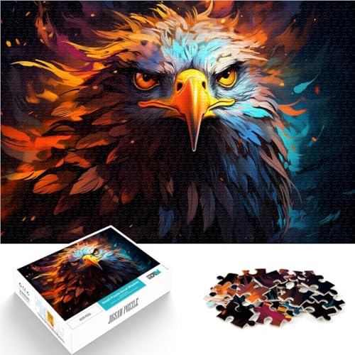 Puzzle für Erwachsene, 1000 Teile, Falke, Lernspielzeug, Familienspiele, 50x75 cm, Wichtelgeschenke für Teenager ab 14 Jahren von SYUNFEI