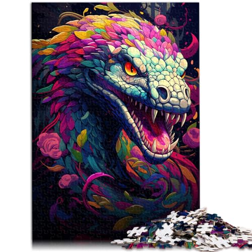 Puzzle für Erwachsene, 1000 Teile, Fantasie-Giftschlange, schwierig, 38x52 cm, Weihnachts- und Geburtstagsgeschenke Puzzle für Erwachsene, 1000 Teile, Fantasie-Giftschlange, schwierig, 38x52 cm, Weihnachts- und Geburtstagsgeschenke von SYUNFEI