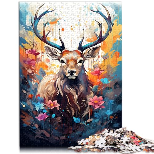 Puzzle für Erwachsene, 1000 Teile, Fantasie-Hirsch, Lernspielzeug, Stressabbau, 50 x 75 cm, für Teenager ab 14 Jahren Puzzle für Erwachsene, 1000 Teile, Fantasie-Hirsch, Lernspielzeug, Stressabbau, 50 x 75 cm, für Teenager ab 14 Jahren von SYUNFEI