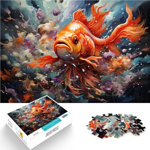 Puzzle für Erwachsene, 1000 Teile, Fantasie-Karpfenkunst, Spielzeug, Denkspiel,50x75cm, lustige Puzzles für Teenager ab 14 Jahren Puzzle für Erwachsene, 1000 Teile, Fantasie-Karpfenkunst, Spielzeug, Denkspiel,50x75cm, lustige Puzzles für Teenager ab 14 Jahren von SYUNFEI
