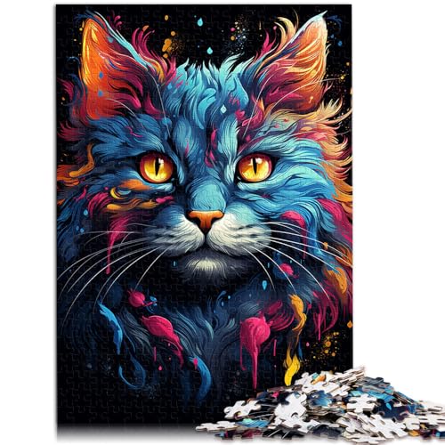 Puzzle für Erwachsene, 1000 Teile, Fantasie-Katze, Präzisionsschnitt, 14,96 x 20,47 Zoll, Lernspiel für Geburtstag, Weihnachten Puzzle für Erwachsene, 1000 Teile, Fantasie-Katze, Präzisionsschnitt, 14,96 x 20,47 Zoll, Lernspiel für Geburtstag, Weihnachten von SYUNFEI