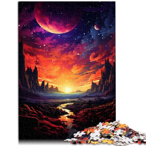 Puzzle für Erwachsene, 1000 Teile, Fantasie-Sonnenuntergang, Sternenhimmel, Lernspielzeug, 14,96 x 20,47 Zoll, Stressabbau, Urlaub zu Hause, Zeit totschlagen Puzzle für Erwachsene, 1000 Teile, Fantasie-Sonnenuntergang, Sternenhimmel, Lernspielzeug, 14,96 x 20,47 Zoll, Stressabbau, Urlaub zu Hause, Zeit totschlagen von SYUNFEI