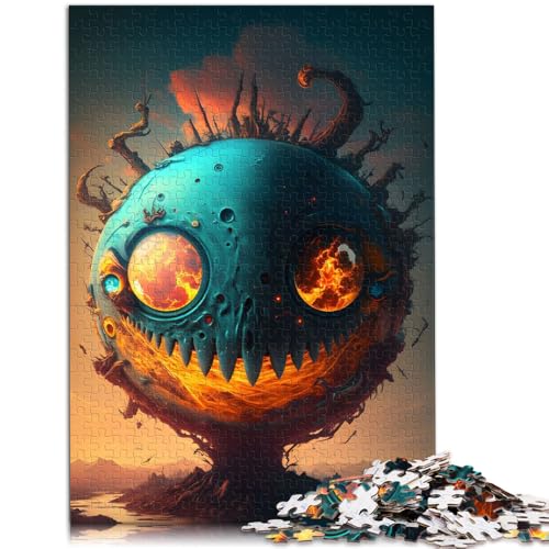 Puzzle für Erwachsene, 1000 Teile, Gruselplanet-Quizspiel, ganze Familie,38x52cm, für Teenager ab 14 Jahren von SYUNFEI