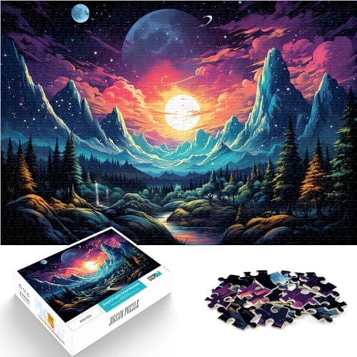 Puzzle für Erwachsene, 1000 Teile, Fantasielandschaft, Lernspiel, Herausforderungsspielzeug, 26x38cm, für Jugendliche ab 14 Jahren Puzzle für Erwachsene, 1000 Teile, Fantasielandschaft, Lernspiel, Herausforderungsspielzeug, 26x38cm, für Jugendliche ab 14 Jahren von SYUNFEI