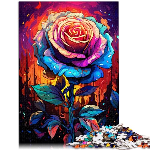 Puzzle für Erwachsene, 1000 Teile, Farbfantasierose, Lernspielzeug, anspruchsvolles Puzzlespiel und Familienspiel, 14,96 x 20,47 Zoll Puzzle für Erwachsene, 1000 Teile, Farbfantasierose, Lernspielzeug, anspruchsvolles Puzzlespiel und Familienspiel, 14,96 x 20,47 Zoll von SYUNFEI